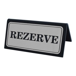 Rezerve Yazısı - Masa Üstü Rezerve - Gümüş