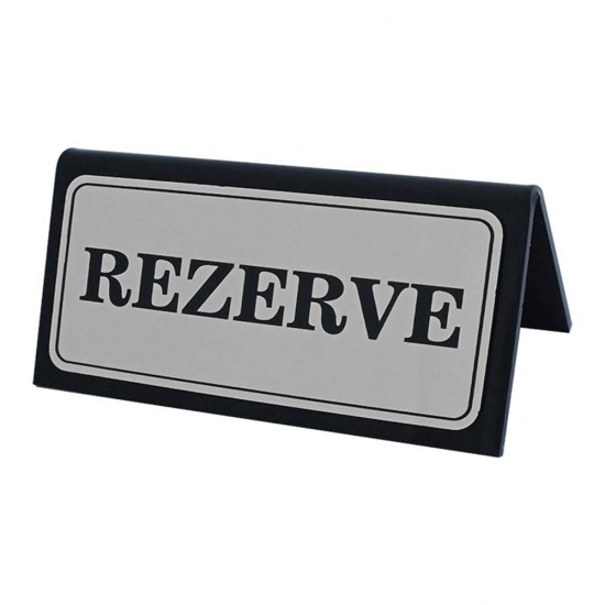 Rezerve Yazısı - Masa Üstü Rezerve - Gümüş Rezerve Yazısı - Masa Üstü Rezerve - Gümüş