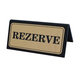Rezerve Yazısı - Masa Üstü Rezerve - Gold