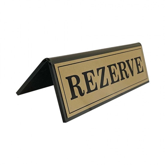 Rezerve Yazısı - Masa Üstü Rezerve - Gold Rezerve Yazısı - Masa Üstü Rezerve - Gold