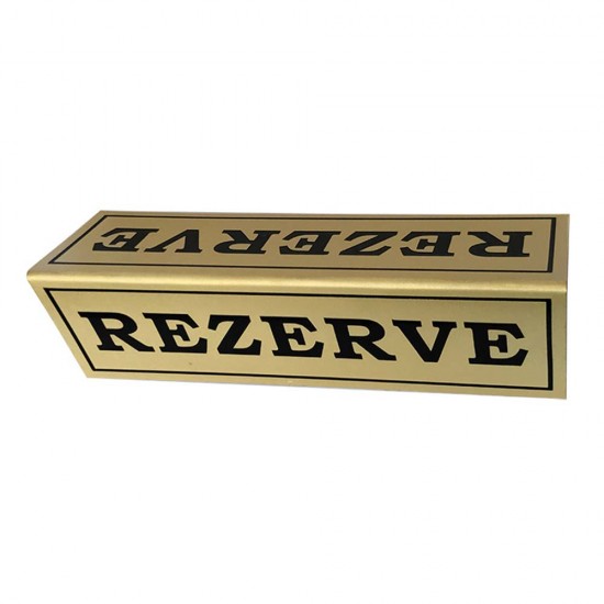Pirinç Rezerve Yazısı - Masa Üstü Rezerve Pirinç Rezerve Yazısı - Masa Üstü Rezerve